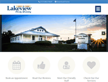 Tablet Screenshot of lakeviewfamilydentistry.com